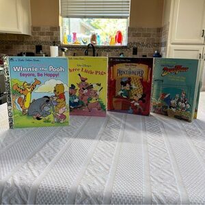 Walt Disney's A Little Golden Books Lot‎ of 4 Books